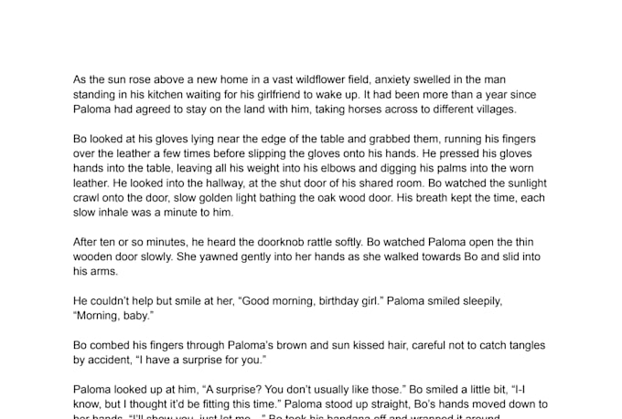 write fanfictions with few limitations